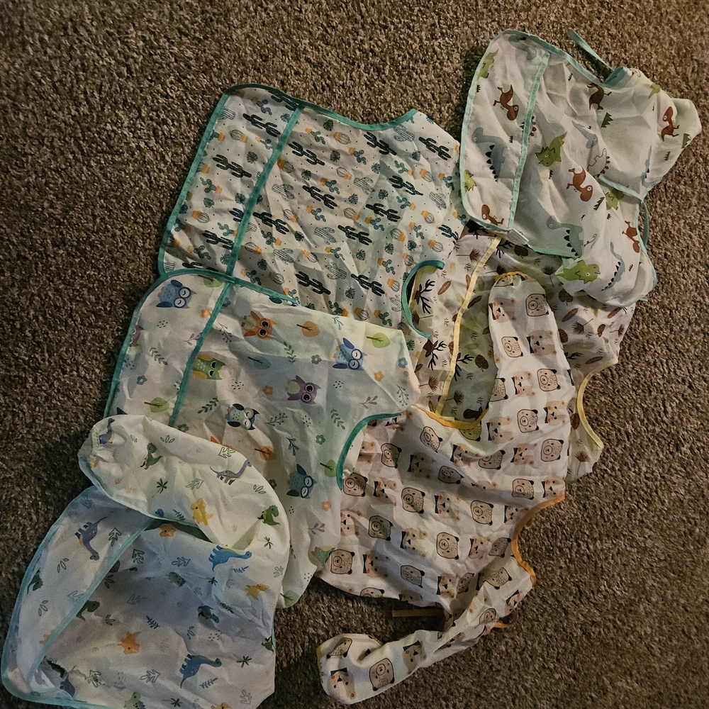 Colorful Kids Bib Set